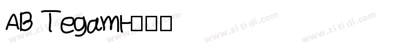 AB Tegami字体转换